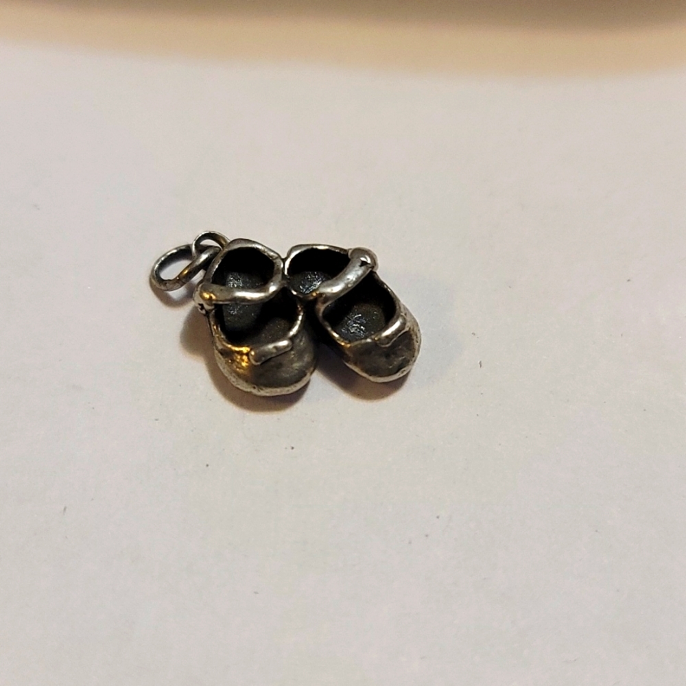 James Avery Sterling Silver Baby Girl Shoes Charm